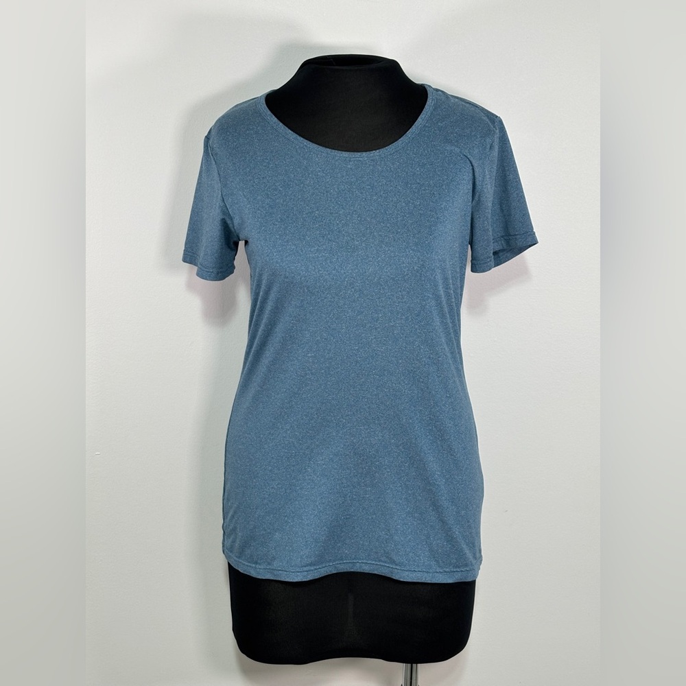 32 Degrees Cool Ladies Sleep Short Sleeve Tee Activewear Color Blue Size Medium